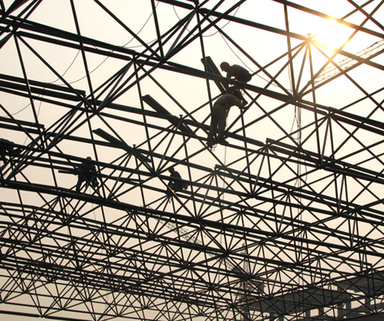 渭南厂房网架安装